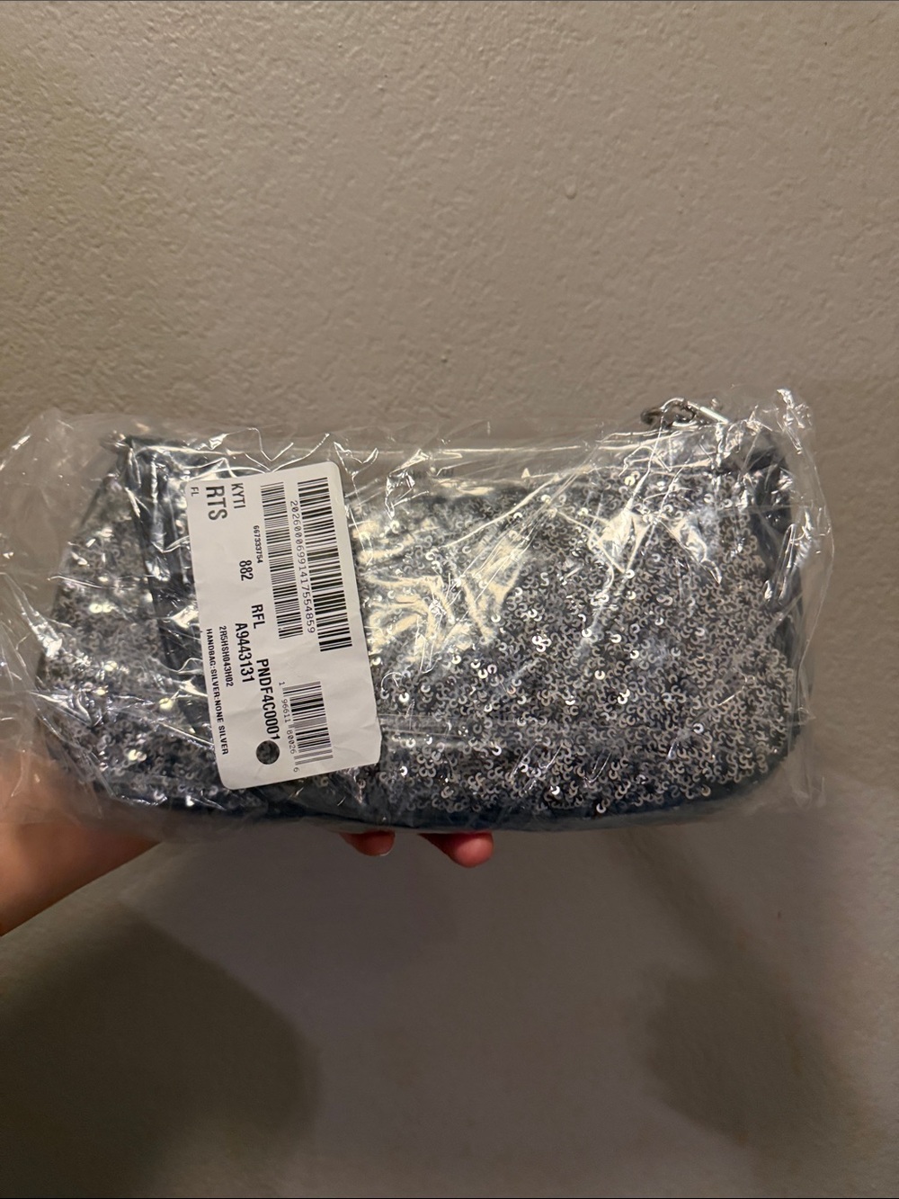 Marc Jacobs Silver Sequin Mini Shoulder Bag - Picture 2 of 4